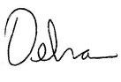 Debra's Signature