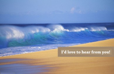 I'd love to hear from you beach photograph_edited-1