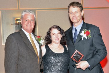 Left to right: Scott Brennan, Debra Becker and Wells Christie; Photo by Jerry Klineberg