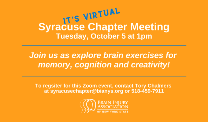 Learn Brain Exercises at October 5 BIANYS&nbsp;Meeting